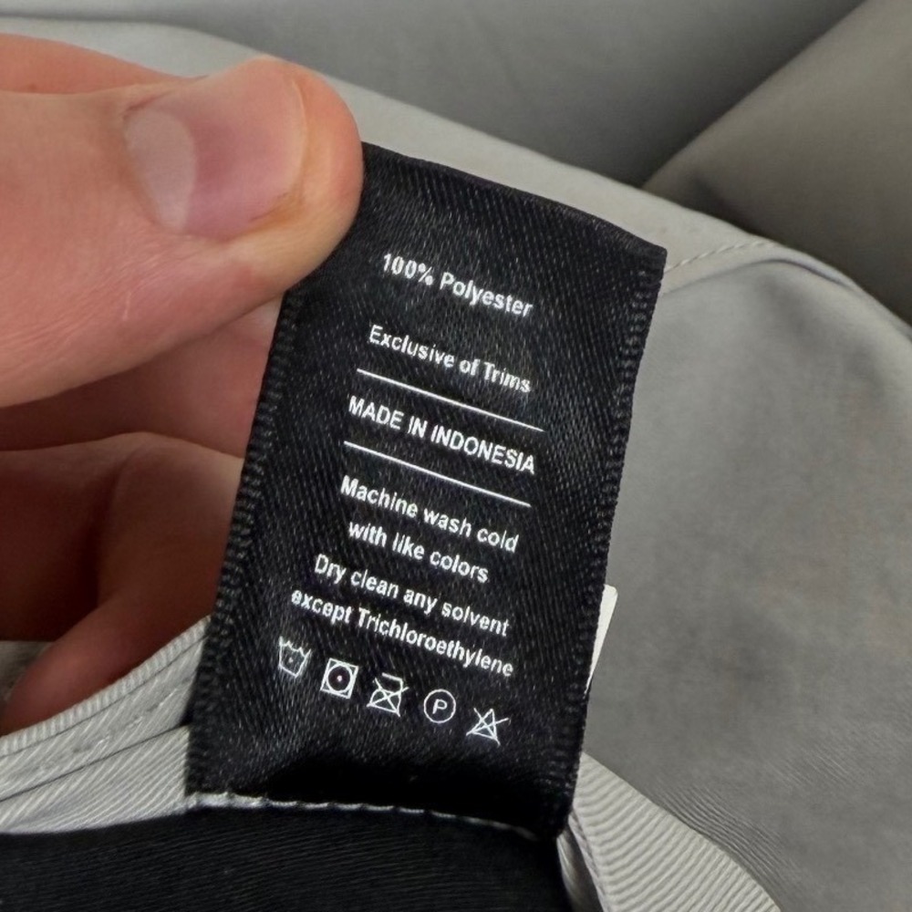 Public Rec All Day Every Day Pants Mens 38x32 Light Grey Straight Chino Tech - Picture 8 of 12